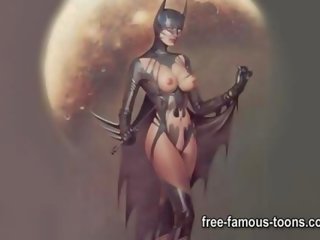 暗 knight batman 和 猫女 xxx 滑稽模仿